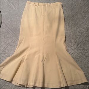 Ralph Lauren Cream Wool Skirt
